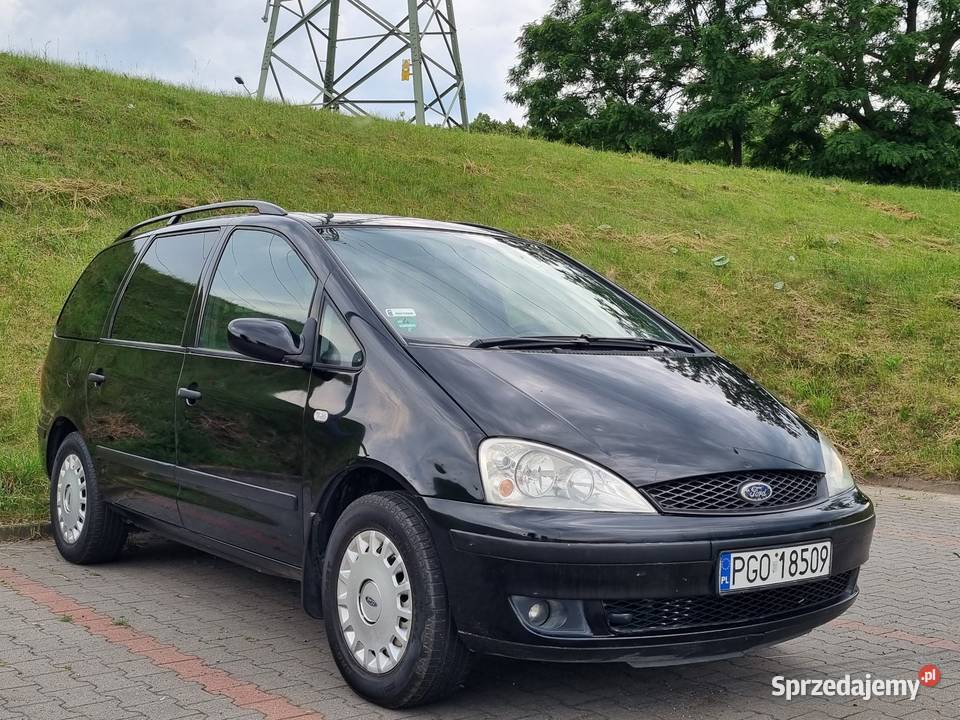 Ford Galaxy 23 DOHC 145 LPG 7 osobowy Hak Klima czarny Świebodzice