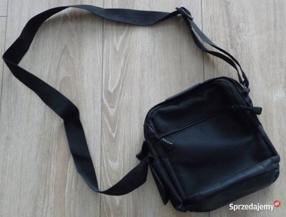 Torba saszetka na ramię męska czarny sprzedam