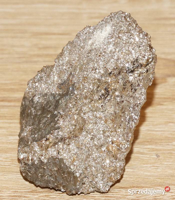 Piryt naturalny zlepek zrost kryształów siarczku Pozostałe