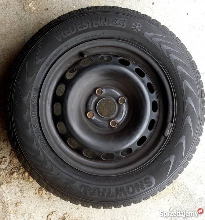 koła z opon zimowymi 19565 R15 75mm Vredestein stalowe