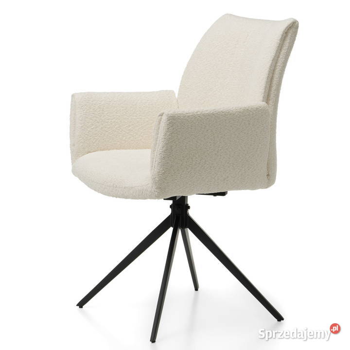 Beżowe Krzesło Prato Boucle Wysyłka 24H Dostawa wielkopolskie Tarchały Małe