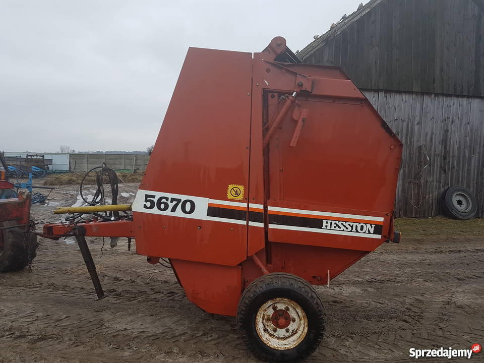 Prasa rolująca Hesston 5670 w oryginale nieuszkodzony lubelskie Bronowice sprzedam