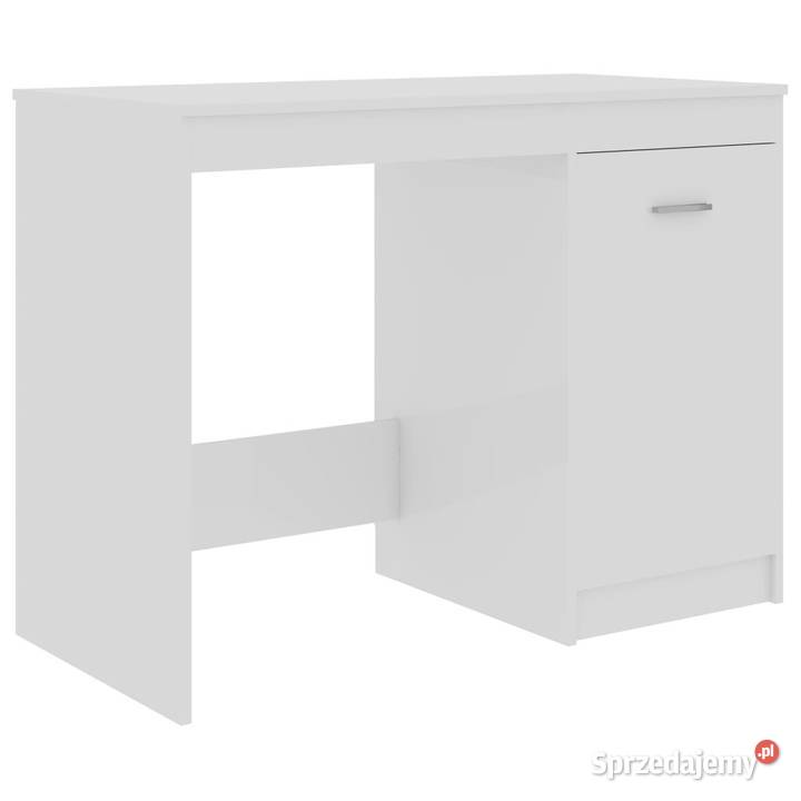 Biurko wysoki połysk białe 100x50x76 WM801802 Warszawa