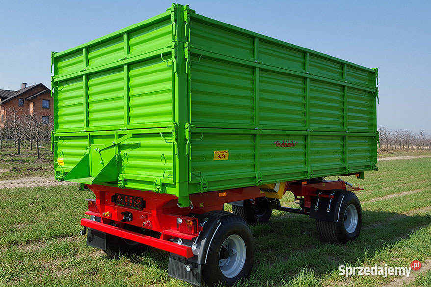 Przyczepa dwuosiowa rolnicza ze skrętną osią Międzyrzec Podlaski