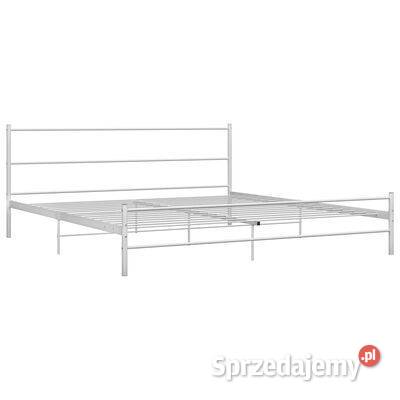 Rama łóżka biała metalowa 160 x 200 284696 Warszawa sprzedam