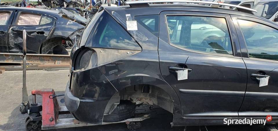 ĆWIARTKA BŁOTNIK PRAWY TYŁ PEUGEOT 207 SW Lipno