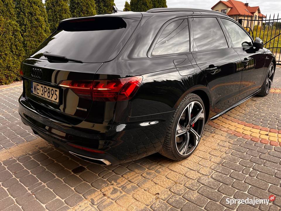 Audi A4 S line black edition 20 benzyna 265 A4 podlaskie Łomża