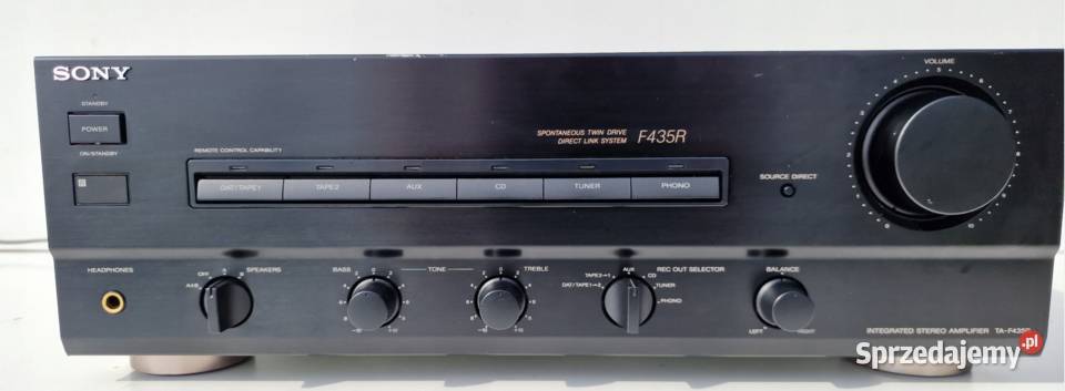 Amplifier wzmacniacz Sony TAF435R TA F 435 R wielkopolskie Międzychód