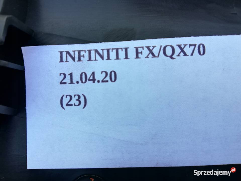 OSŁONA PASA TYŁ OZDOBNA INFINITI QX70 FX35 FX37 wielkopolskie