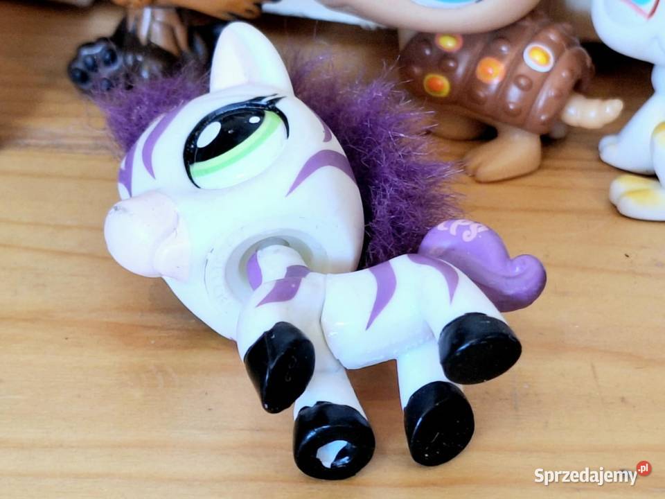 Zebra puchata fiolet Littlest Pet Shop Dla Dziecka Braniewo