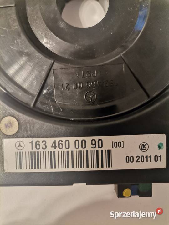 CZUJNIK KĄTA SKRĘTU TAŚMA MERCEDES ML W163 LIFT Układ elektryczny Choszczno sprzedam