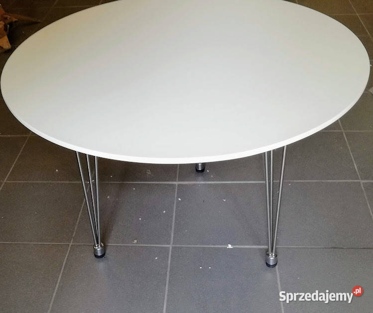 Stolik kawowy okrągły biały Stoliki kawowe i ławy Bydgoszcz