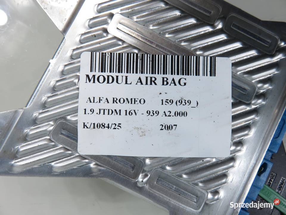MODUŁ AIRBAG ALFA ROMEO 159 939 50507544 małopolskie sprzedam