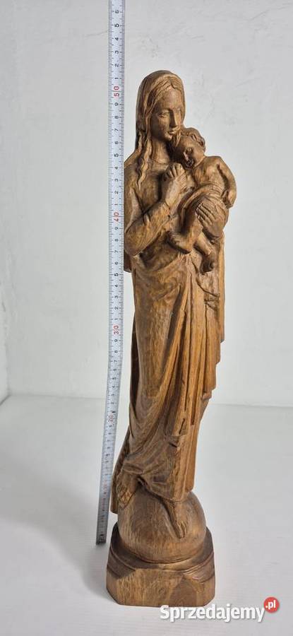 Wyjątkowa rzeźba Madonna z Dzieciątkiem Lite Biłgoraj sprzedam