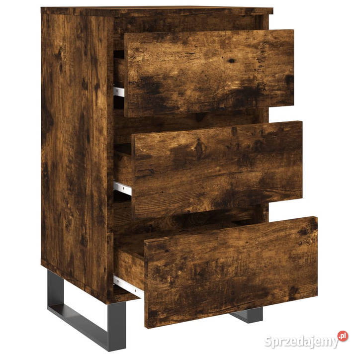 Szafki nocne 2 przydymiony dąb 40x35x69 WM826951 Warszawa