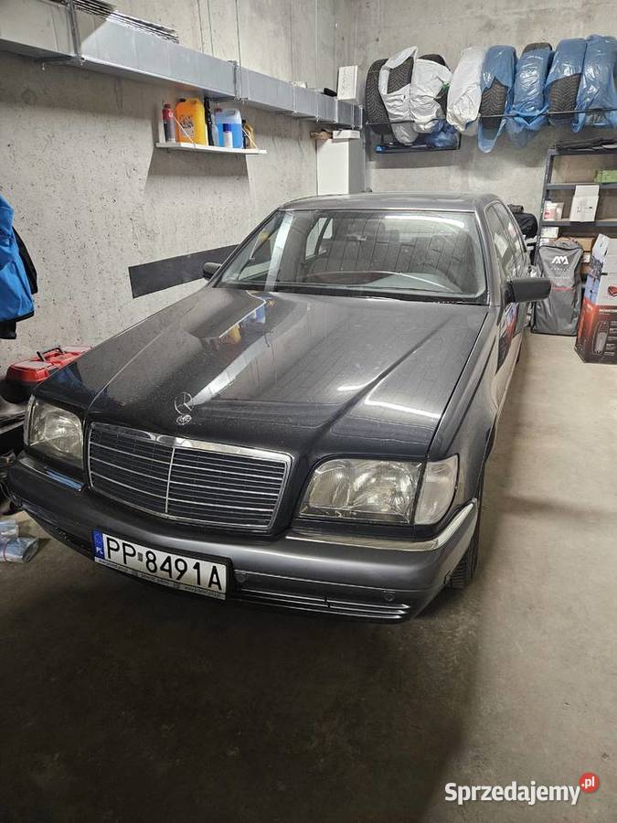 Mercedes W140 32 1995 niski przebieg ładny stan Samochody osobowe Piła