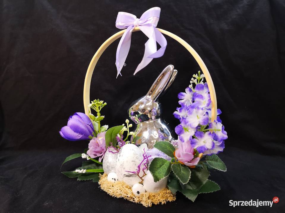 Stroik wielkanocny stojący na kole sprzedam