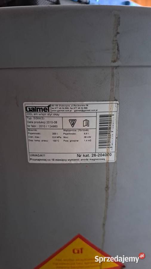 Sprzedam Kocioł Rokoczy Popter GS I bojler sprzedam