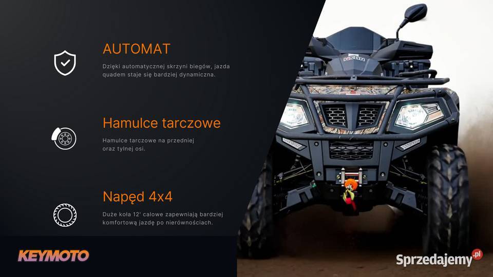 Quad ATV HISUN TACTIC 550 4x4 ALU 12 Ciecz Ząbkowice Śląskie
