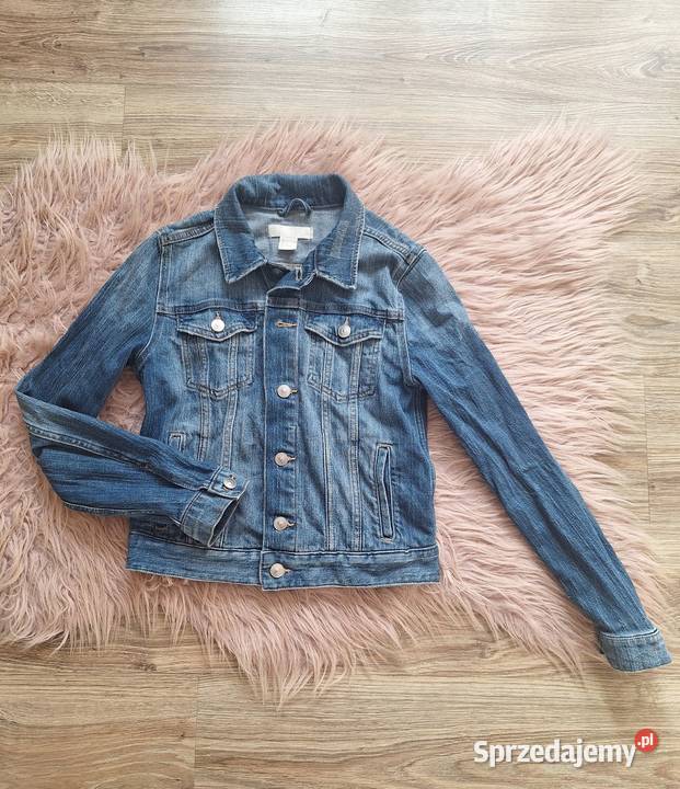 Świetna kurtka jeansowa katana HM 34 bawełna sprzedam