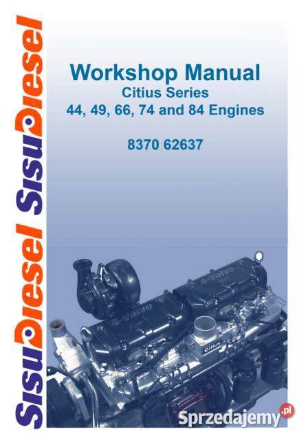 Sisu 44 49 66 74 84 instrukcja napraw silniki Poradniki, albumy i reportaże Książki i Podręczniki Kielce
