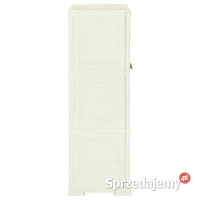 vidaXL Szafka plastikowa 79x43x125 wygląd drewna mazowieckie Warszawa
