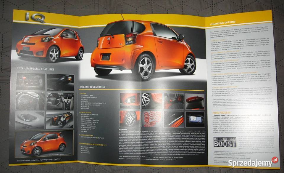 SCION prospekty broszury zestaw