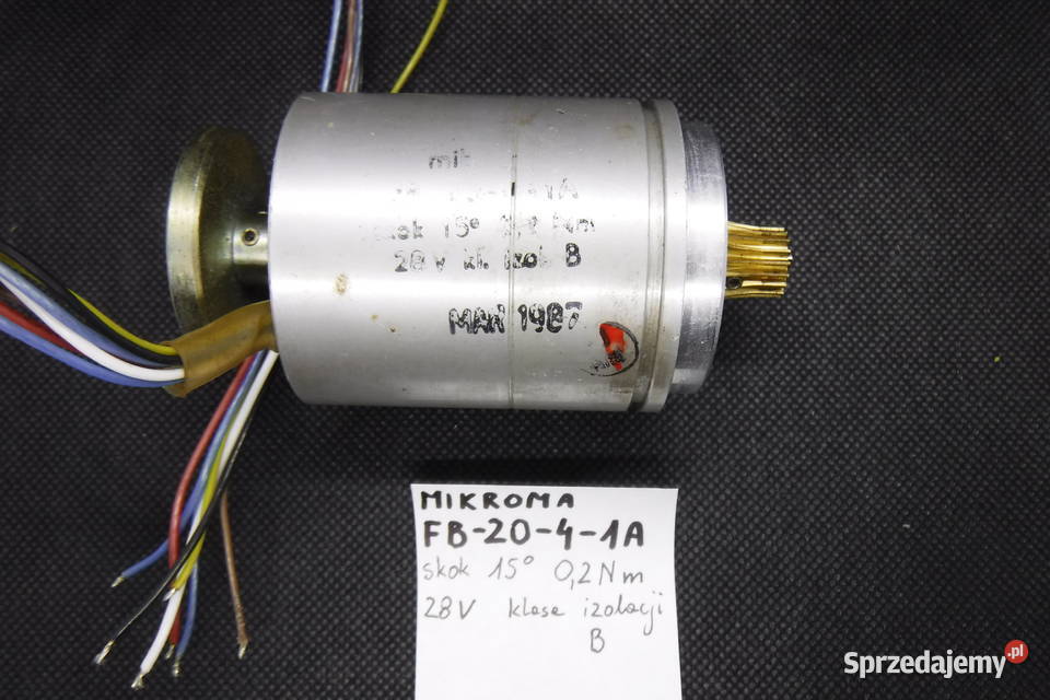 FB2041A Mikroma silnik 28V skok 15 02Nm z Otwock