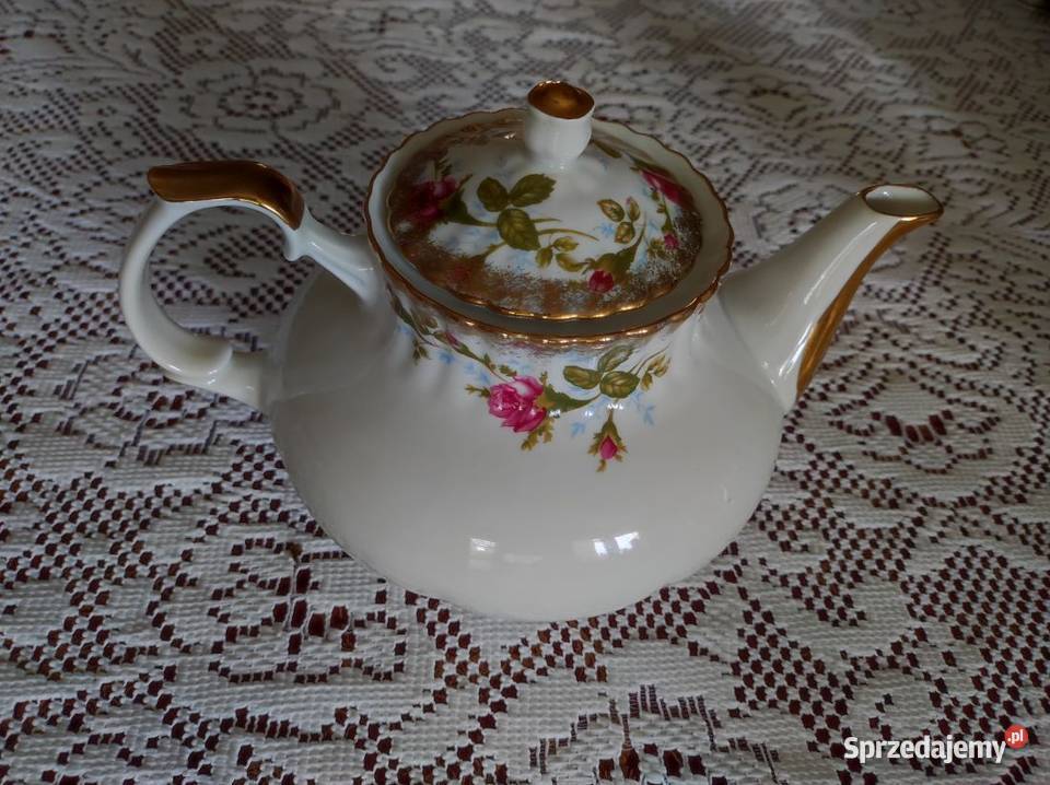 Czajnik imbryk 16 l Iwona Złota Róża porcelanowy Pozostałe Kielce