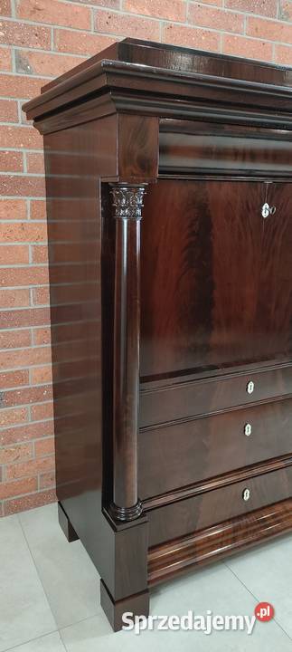 Ekskluzywna sekretera biedermeier antyk Łagów