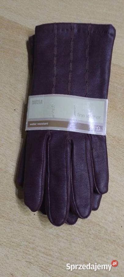 Rękawice skórzane Marks Spencer Dla kobiet Lublin
