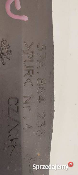 SKODA KAROQ WYGŁUSZENIE BŁOTNIKA PRAWE 57A864236 osobowe sprzedam