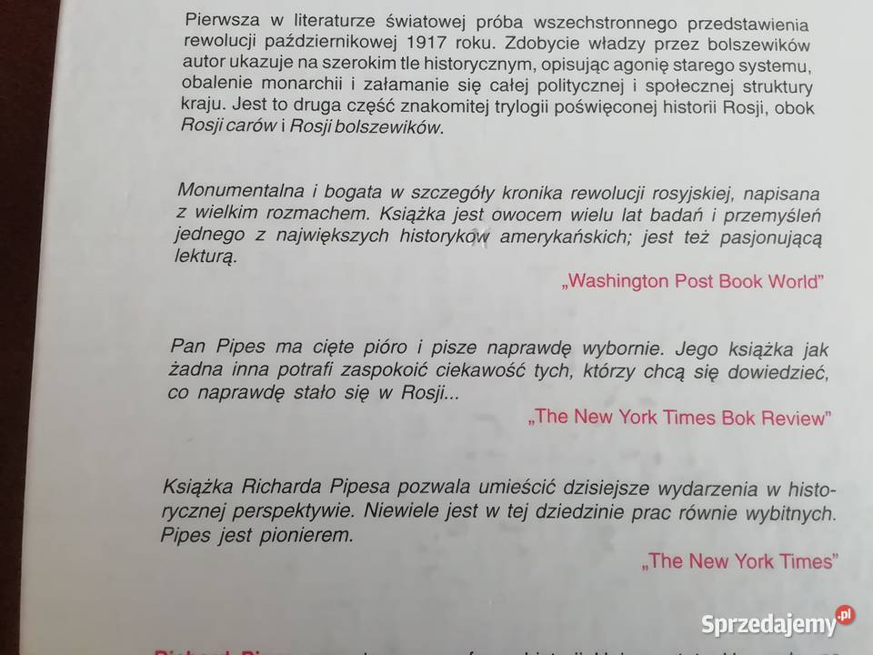 Rewolucja rosyjska Richard Pipes Radom