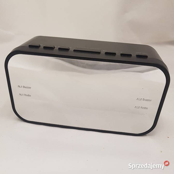 Radia Angielskie z zegarem lustrzanym FMAM Tesco Radioodtwarzacze