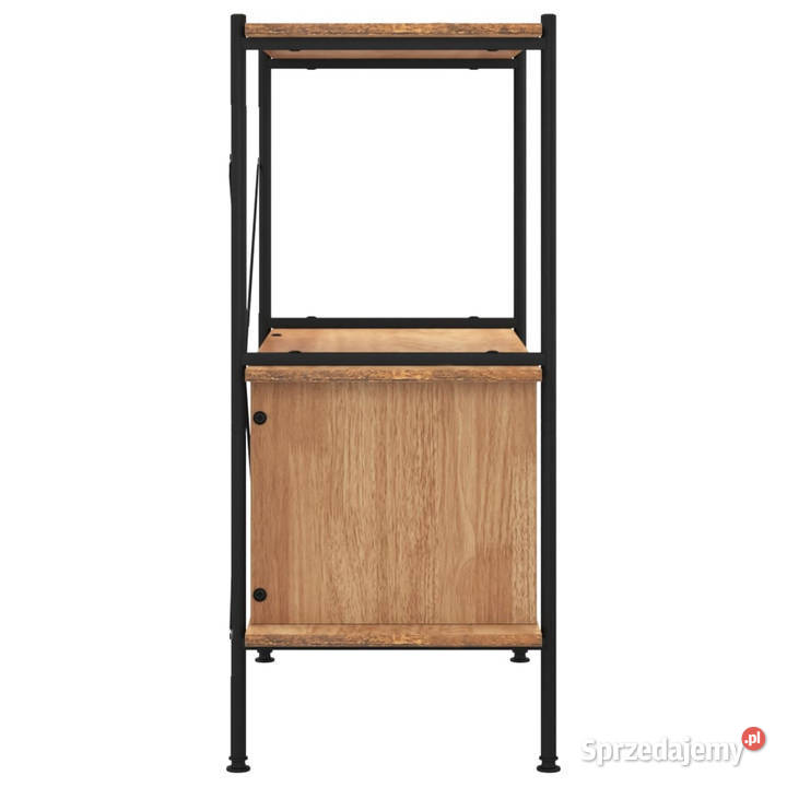 Regał z szafką 80x40x92 stal i materiał Regały Warszawa