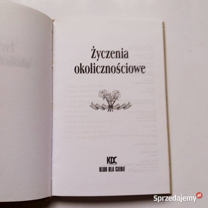 Życzenia okolicznościowe 800 powinszowań Poradniki, albumy i reportaże Łódź