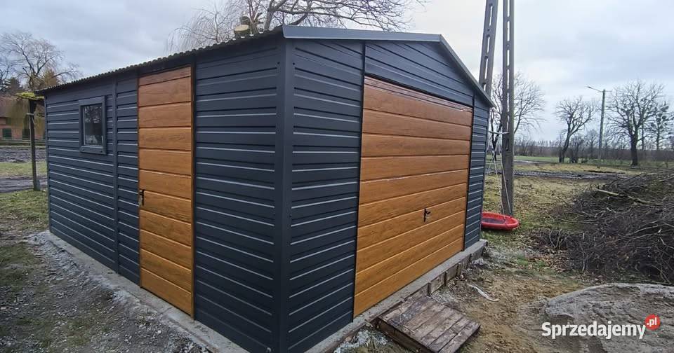 Garaż Blaszany 5x6 producent montaż profil Sprzedaż
