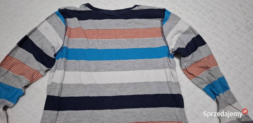 Koszulka długi rękaw chłopięca paski Topolino Bluzki, koszulki i kaftaniki Czeladź