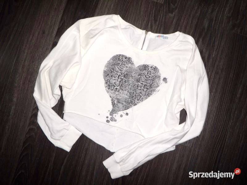 Denim Co bluza serce panterka zamek Rozmiar 38(M) Odzież sportowa Bielsko-Biała