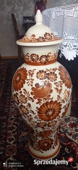 Waza serii Włoclawek duza brazowa Warszawa sprzedam