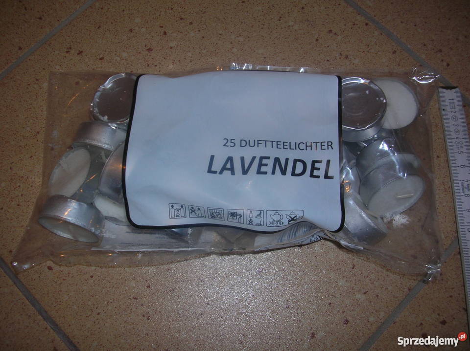Podgrzewacze Tealights Lawendowe 1406 4h wkłady biały śląskie Siewierz