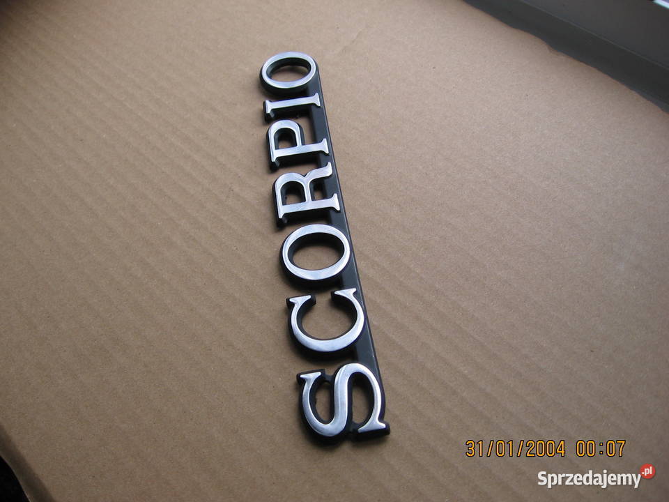 Ford Scorpio napis emblemat auto klasyk PRL Przemyśl