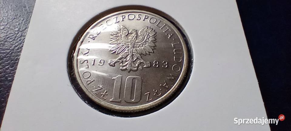 Stare monety 10 złotych 1983 Prus PRL Polska Lesko