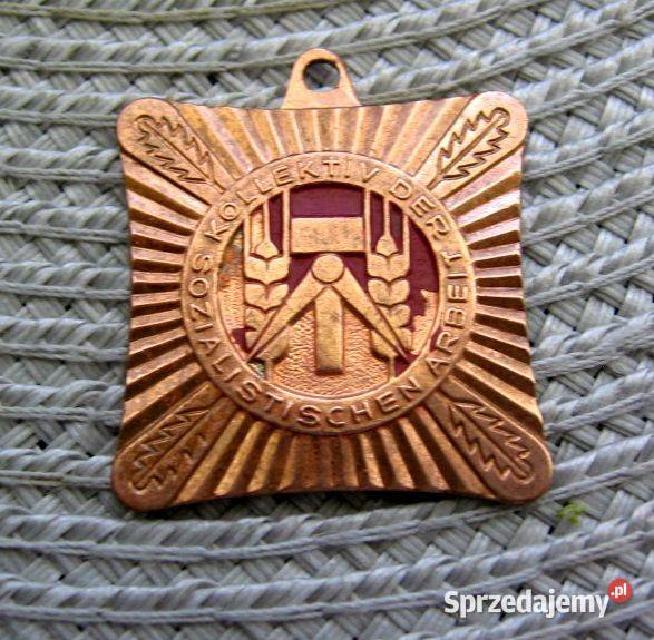 Medal DDR Nauka pracy i życia Kalisz
