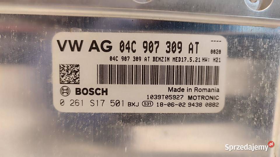 SEAT ARONA KOMPUTER STEROWNIK SILNIKA 10 TSI osobowe