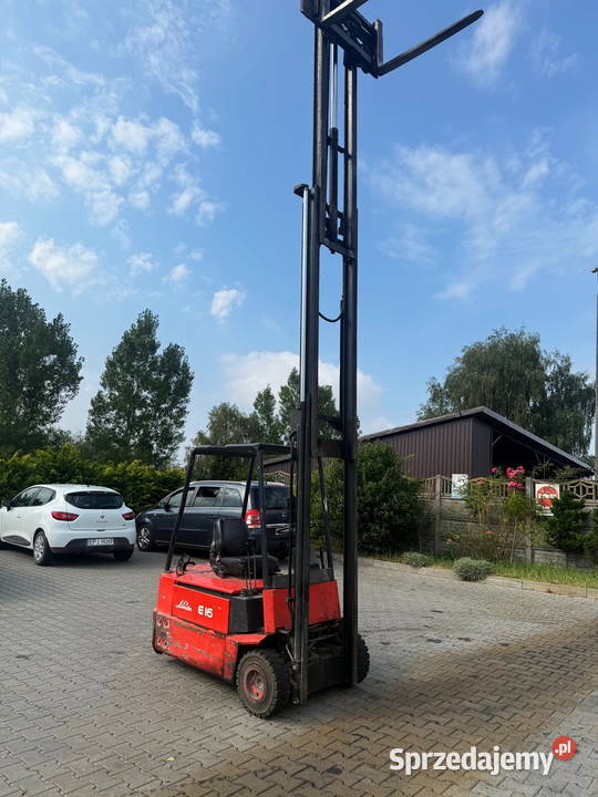 wózek widłowy elektryczny LINDE E16 Triplex 520m Wózki widłowe Działoszyn