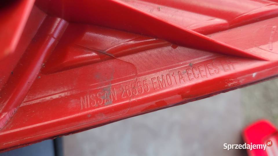 NISSAN TIIDA 5D LAMPA TYŁ LEWA 26555EM01A HELLA osobowe Ruda Śląska