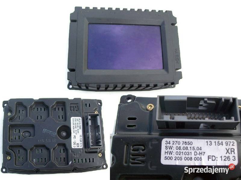 Vectra C Wyswietlacz radia 13154972 Układ elektryczny Części samochodowe