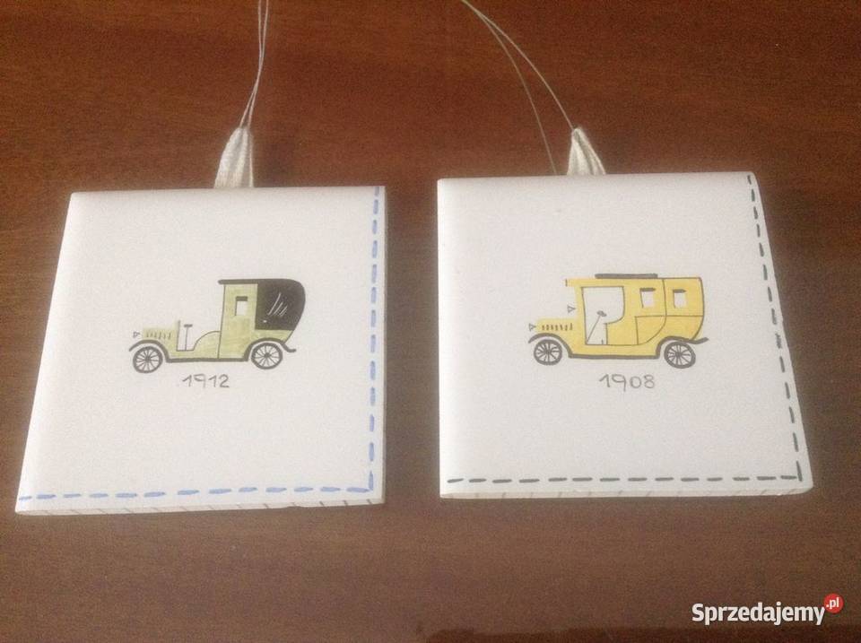 2 Płytki ceramiczne z motywami starych Opole