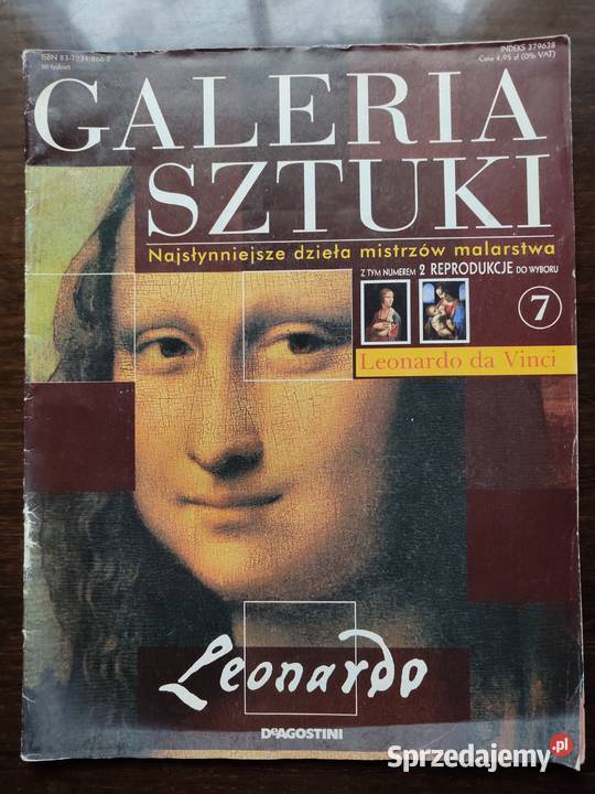 Leonardo da Vinci 7 Galeria sztuki małopolskie Kraków sprzedam